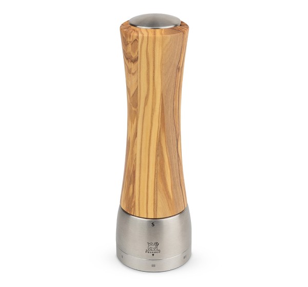 Peugeot Madras Salzmühle Edelstahl Olivenholz U-Select 21cm