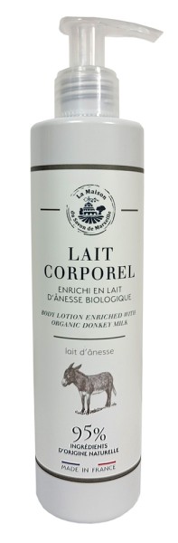 Körpermilch mit Bio Eselsmilch und Sheabutter (Lait d'Anesse) 250ml