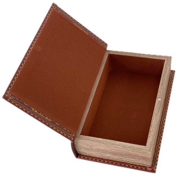 Hohles Buch mit Geheimfach Buchversteck Atlas Antik-Stil