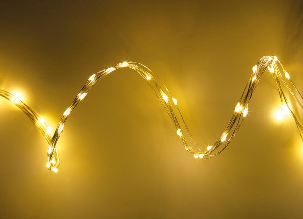 Solar Lichterkette Außen LED Wetterfest Warmweiß 2 Modus Garten Camping