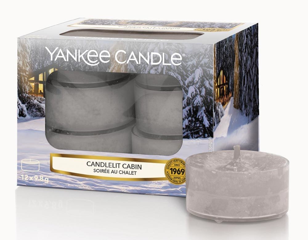 Yankee Candle Teelichte Candlelit Cabin 12 Stück
