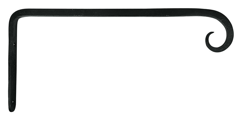 Wandhaken für Blumentopf Halter Blumenampel Gusseisen Antik-Stil Schwarz 30 günstig online kaufen