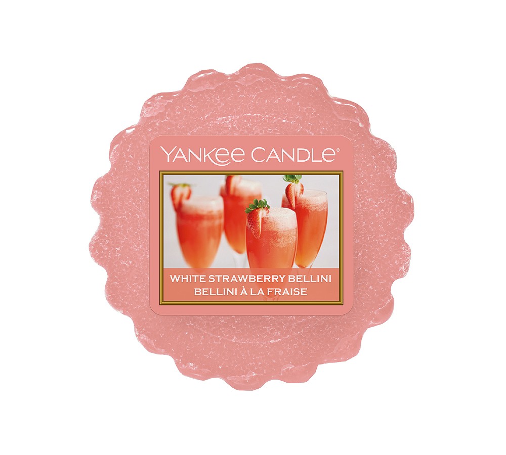Yankee Candle Duftwachs Tart White Strawberry Bellini 22 g