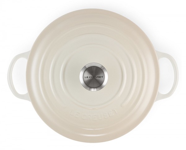 Le Creuset La Marmite Signature Familientopf Gusseisen Meringue 26cm