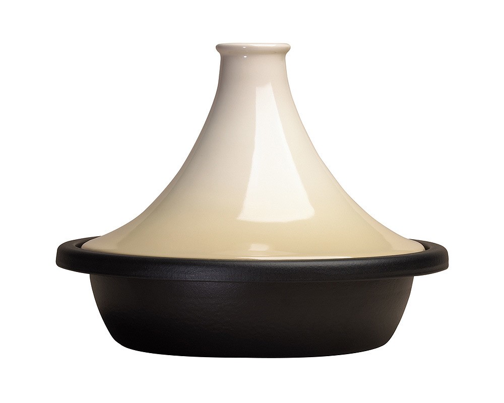 Le Creuset Tagine Gusseisen Creme 27cm LE CREUSET Woks Fondues