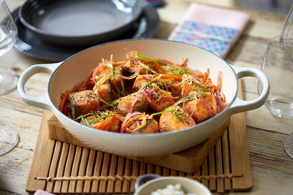 Le Creuset Gourmet-Profitopf Gusseisen Meringue 26cm