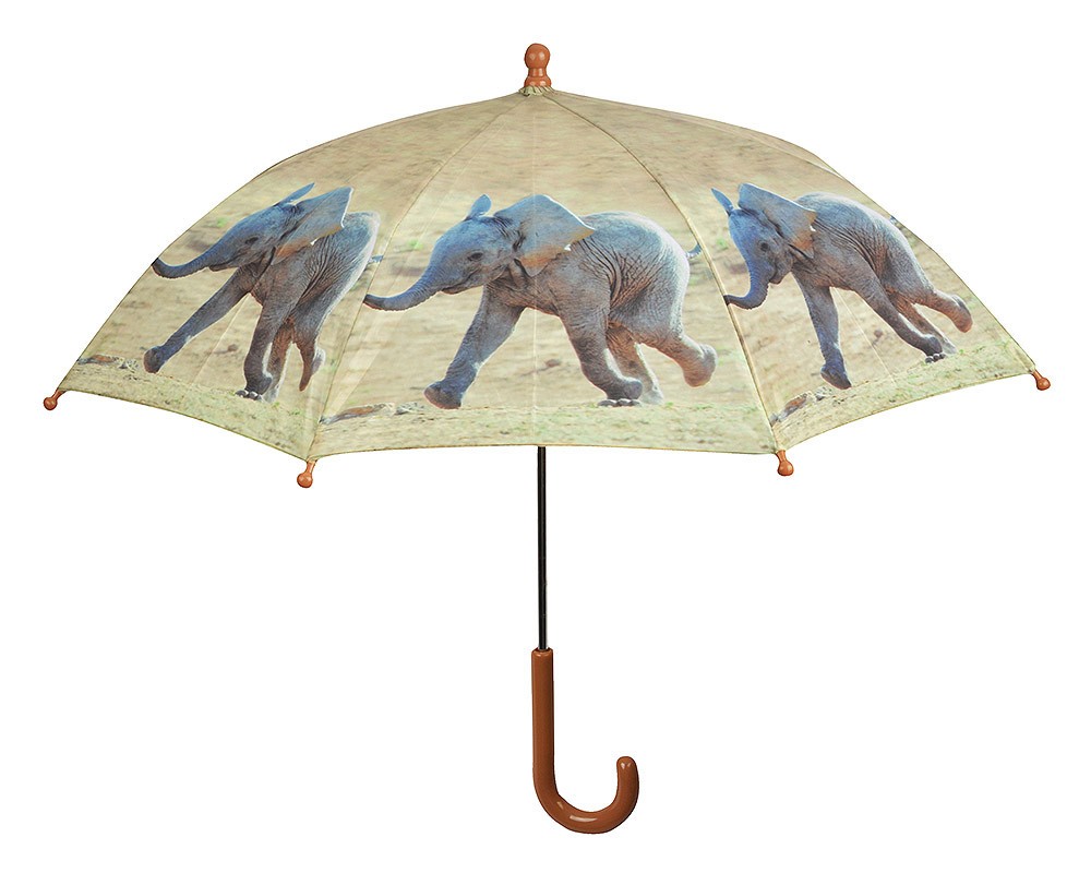 Kinder Regenschirm Elefant Tiermotiv Afrika Safari Kinderschirm