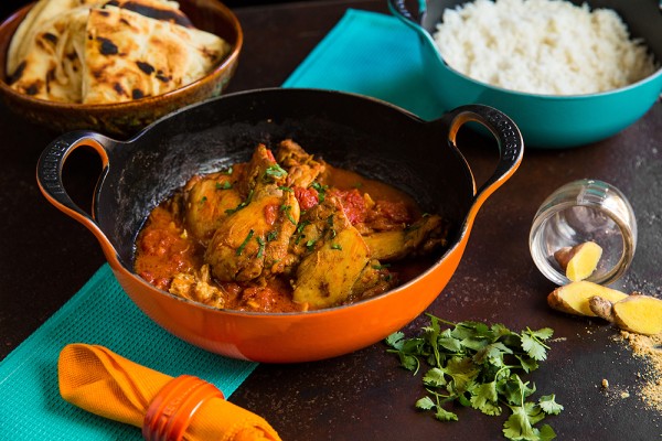 Le Creuset Balti Dish Schmorbräter Gusseisen Ofenrot 24cm