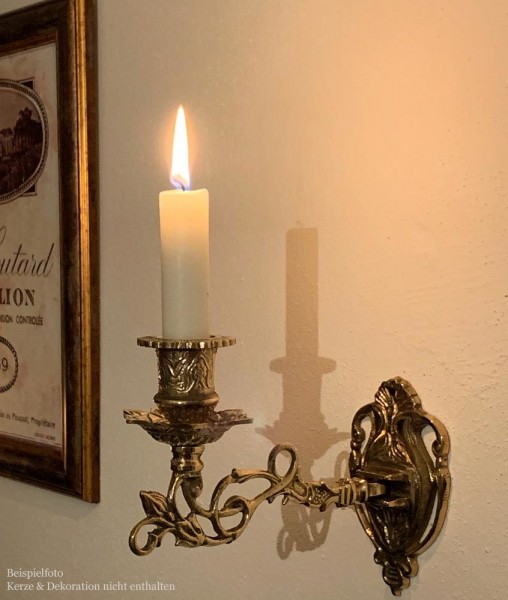Piano Wandkerzenhalter Klavierleuchter Schwenkbar Messing Antik-Stil Nostalgie