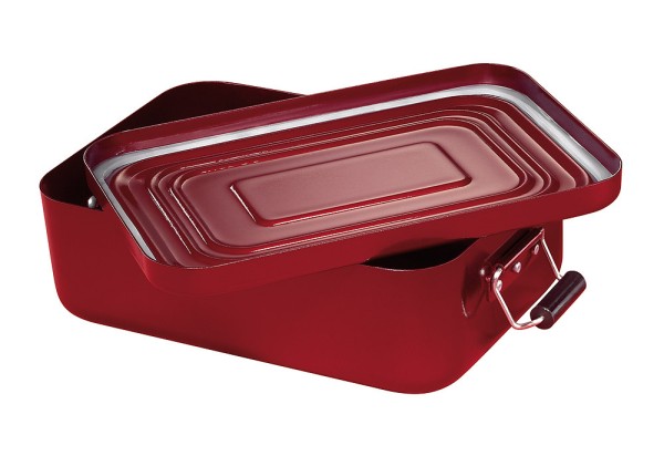 Küchenprofi Lunch Box groß Aluminium Rot