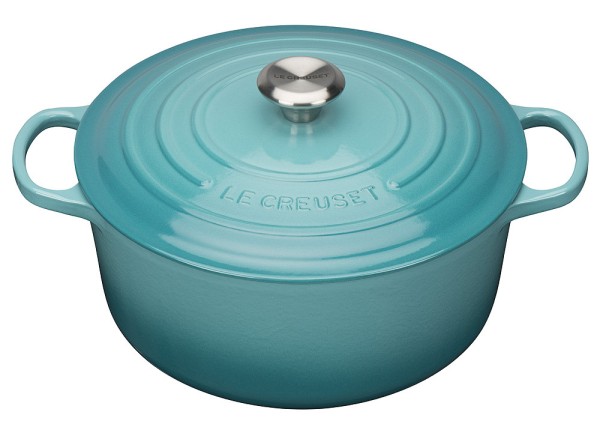 Le Creuset Bräter Signature Rund Gusseisen Karibik 26cm
