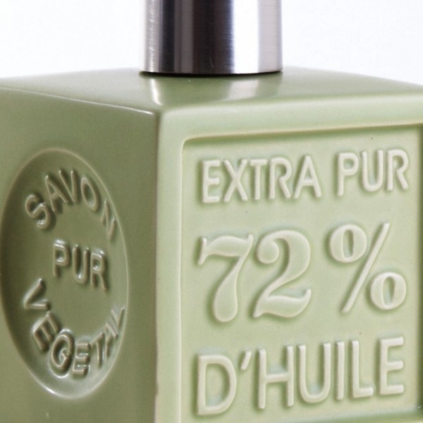 Seifenspender - Savon de Marseille - Keramik Olivgrün