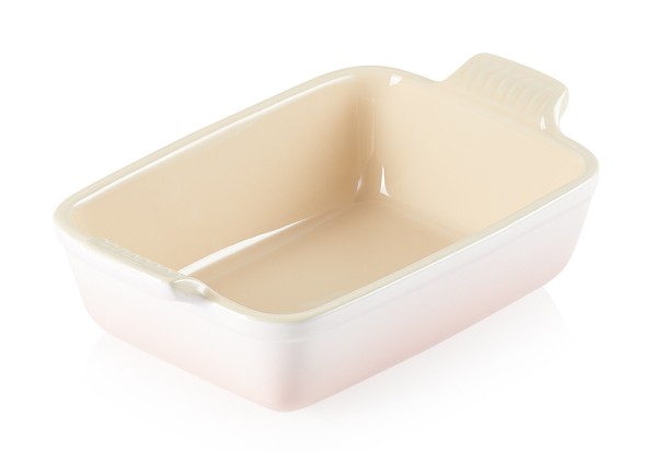 Le Creuset Auflaufform Tradition Steinzeug Shell Pink 26cm