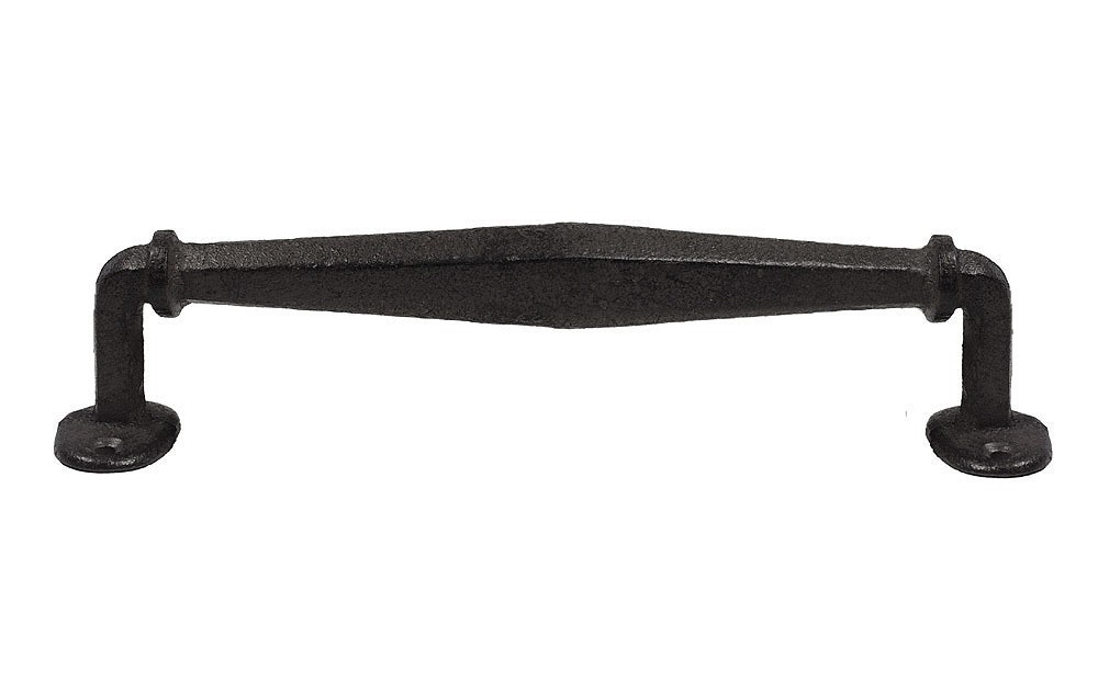 Möbelgriff Rustikal Griff Schubladengriff Gusseisen Antik-Stil Schwarz 27cm