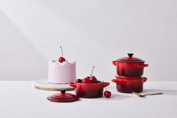 Le Creuset Mini Cocotte Steinzeug Kirschrot 10X5cm