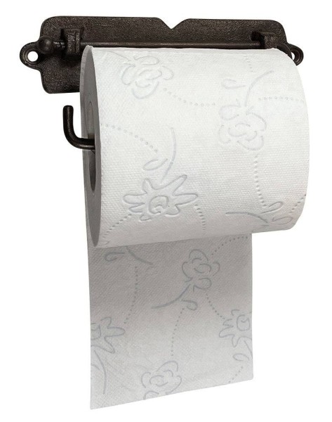 Toilettenpapierhalter Vintage Gusseisen Braun Klorollenhalter Antik-Stil