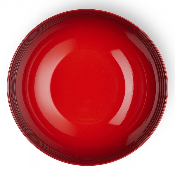 Le Creuset Salatschüssel Steinzeug Kirschrot 24cm