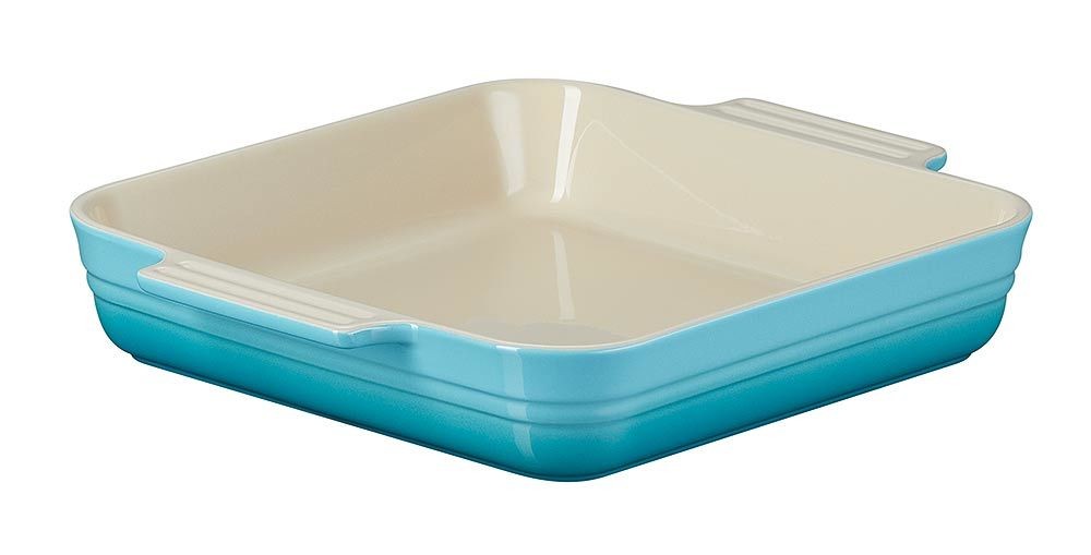 Le Creuset Auflaufform Quadratisch Steinzeug Karibik 23cm