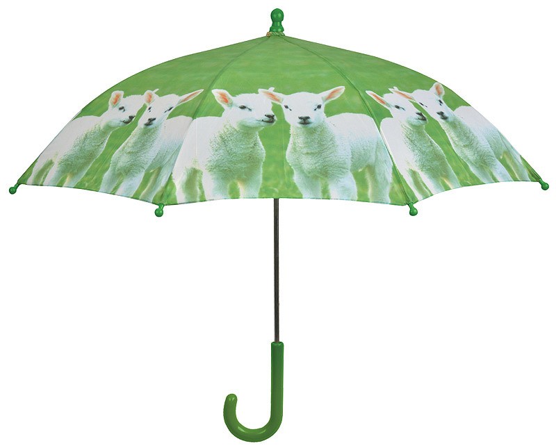 Kinder Regenschirm Lamm Bauernhof Ø 70 cm Kinderschirm für Jungen und Mädchen