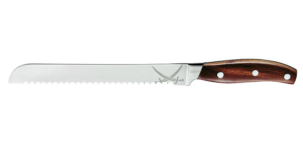 Rösle Brotmesser Sansibar Sandelholz Griff 20cm