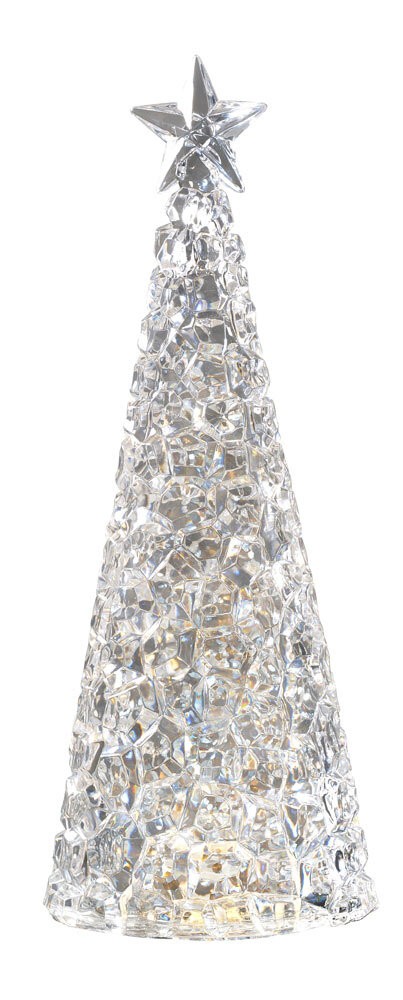 Sompex GLAMOR Tischleuchte Weihnachtsbaum Dekoleuchte Silber 44 cm günstig online kaufen