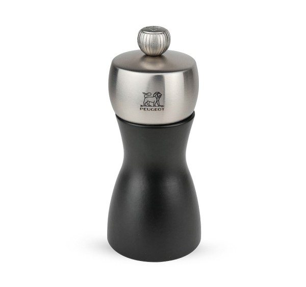 Peugeot Fidji Salzmühle Holz Schwarz 12cm