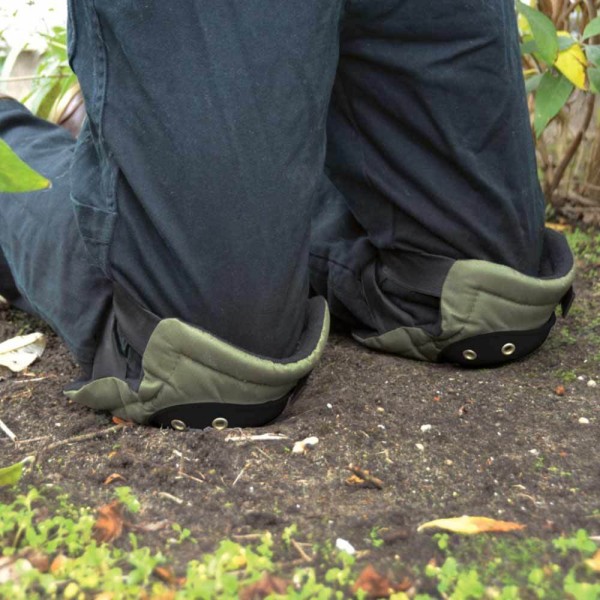 Knieschoner Garten 1 Paar Knieschützer Gartenarbeit Grün mit Klettverschluss