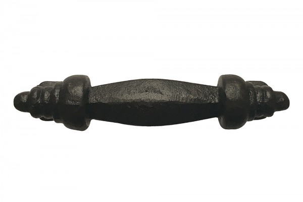 Möbelgriff Vintage Griff Schubladengriff Gusseisen Antik-Stil Schwarz 16cm