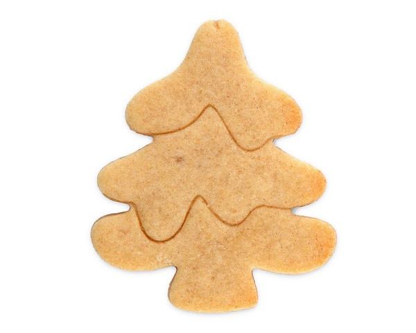 Städter Ausstechform Tannenbaum Plätzchenausstecher Präge-Ausstecher Edelstahl 6cm