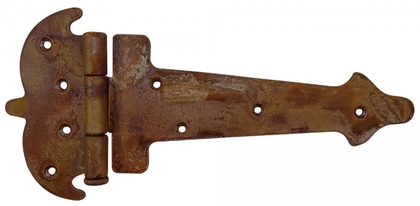Scharnier Eisen Rostig Türbeschlag Türband Nostalgie Antik-Stil Vintage 26cm