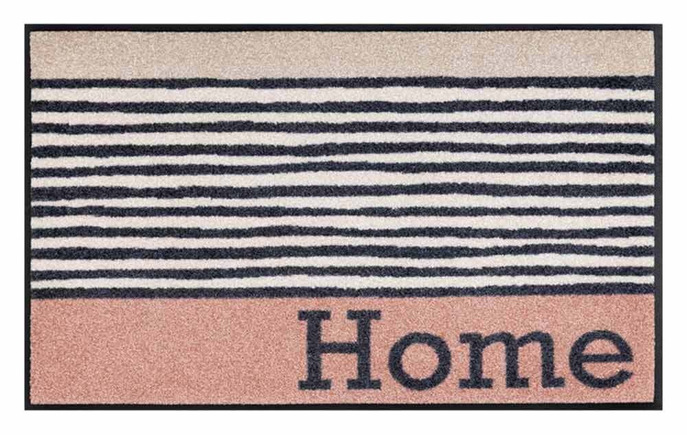 wash+dry Fußmatte Home Stripes waschbar 50x75cm