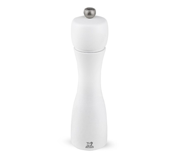 Peugeot Tahiti Salzmühle Holz Weiss Matt 20cm
