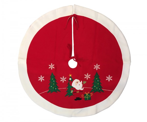 Abdeckung für Christbaumständer Verkleidung Hülle Weihnachtsmann Tannenbaum