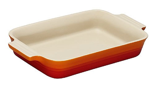 Le Creuset Auflaufform Steinzeug Ofenrot 17x26cm