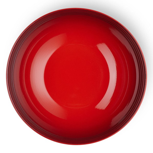 Le Creuset Salatschüssel Steinzeug Kirschrot 24cm