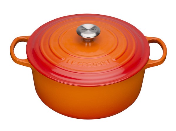 Le Creuset Bräter Signature Rund Gusseisen Ofenrot 18cm