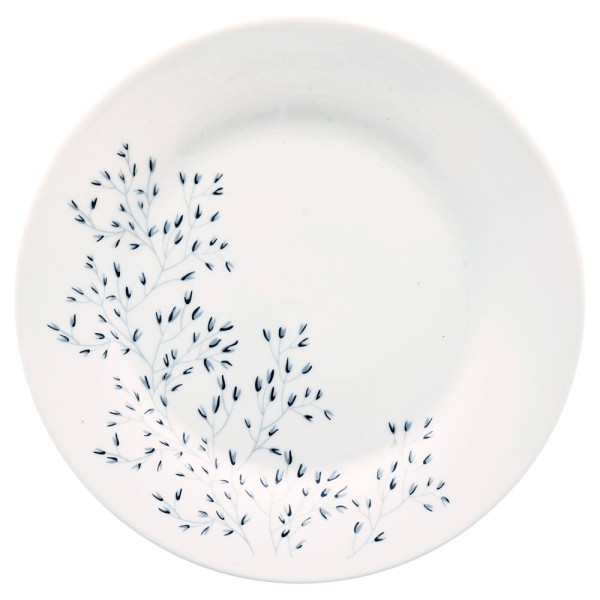 Greengate Teller Ofelia White Steingut Weiß Blumen 20cm