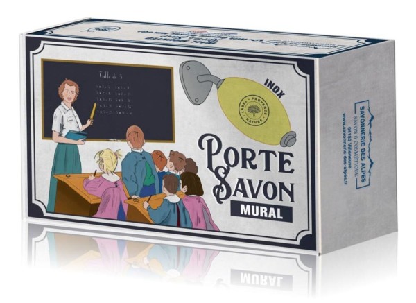 Savon Rotatif Drehseifenhalter Wandseifenhalter Edelstahl Verchromt