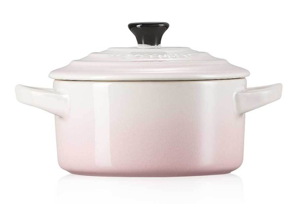 Le Creuset Mini Cocotte Steinzeug Shell Pink 10X5cm