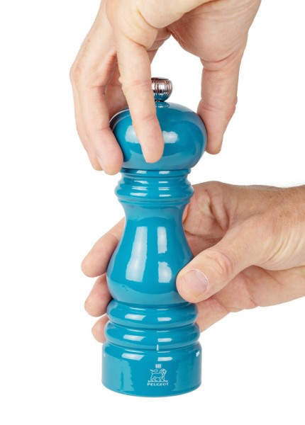 Peugeot Paris Pfeffermühle Holz Grau Pazifikblau U-Select 18cm