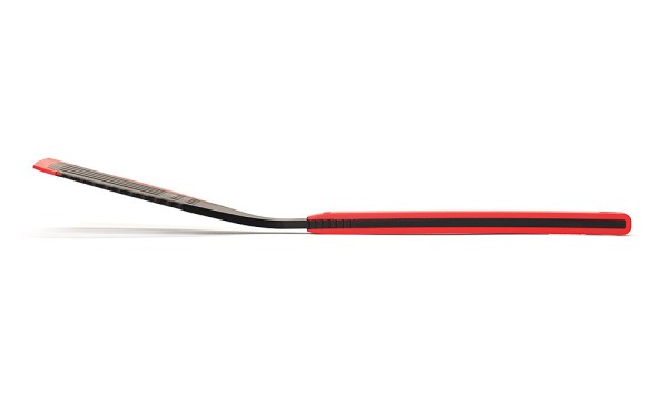 Woll Cook-It Jumbo Pfannenwender mit Silikonrand Schwarz Rot