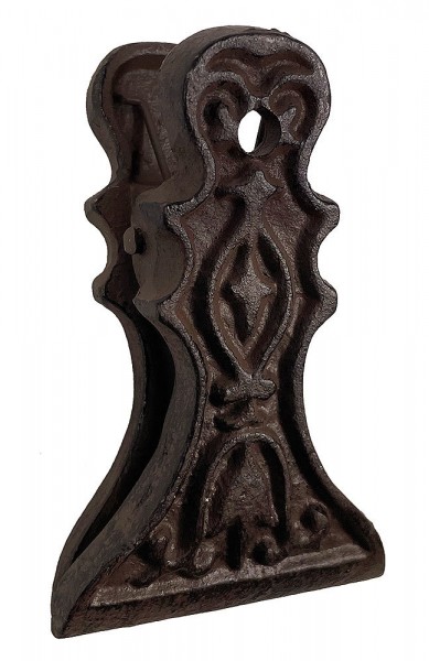 Wandkartenhalter Kartenklammer Gusseisen Braun Vintage Kartenklemme Clip 10cm