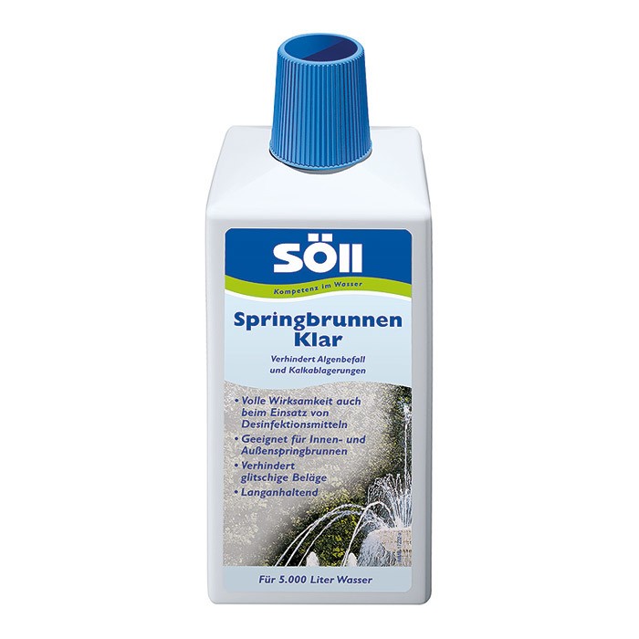 Söll Springbrunnenklar Wasserklar 500ml für 5000L