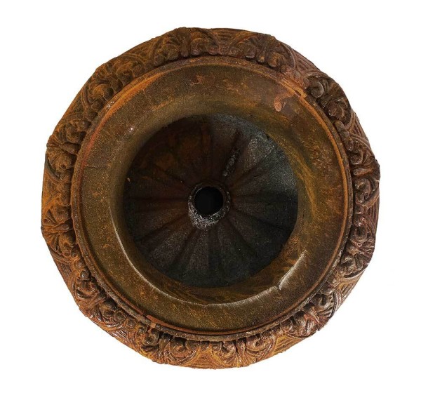 Französische Vase Gusseisen Groß Pflanztopf Schwer Edelrost Antik-Stil