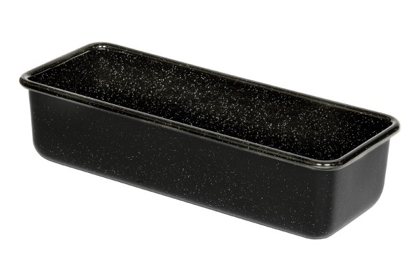 Riess Brotbackform Emaille Schwarz 35cm