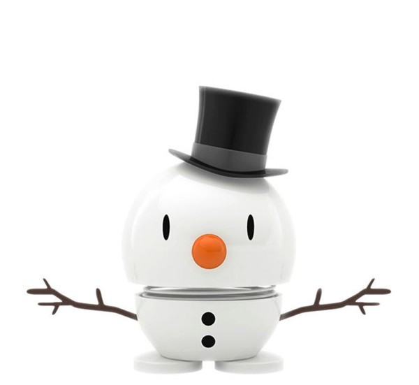Hoptimist Santa Snowman Schneemann S Weiß White