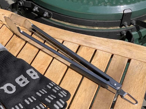 Grillzange XL Servierzange Bratwurstzange Edelstahl Lang BBQ Zum Grillen 43 cm