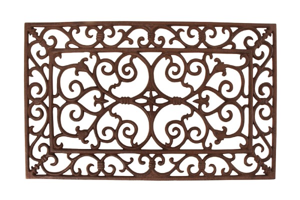 Rustikaler Fussabtreter Gusseisen Jugendstil Rechteckig