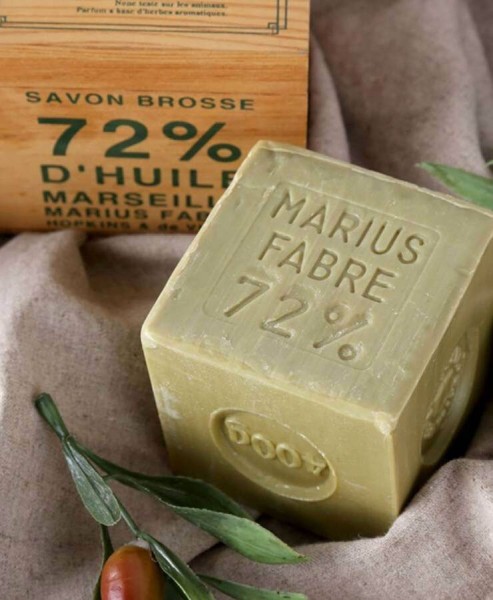 Marius Fabre Savon de Marseille Olivenölseife Seifenblock Seife Vegan 400g