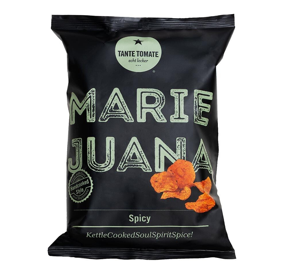 Tante Tomate – MarieJuana – KesselChips Spicy 115g